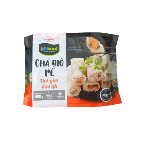 Chả giò rế Kitkool giòn lâu: tối ưu nhiệt độ với nồi chiên không dầu